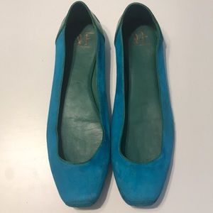 DVF SUEDE FLATS
